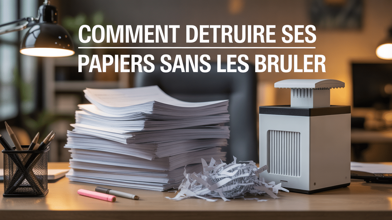 documents et destructeur de papiers comment détruire des papiers sans les brûler