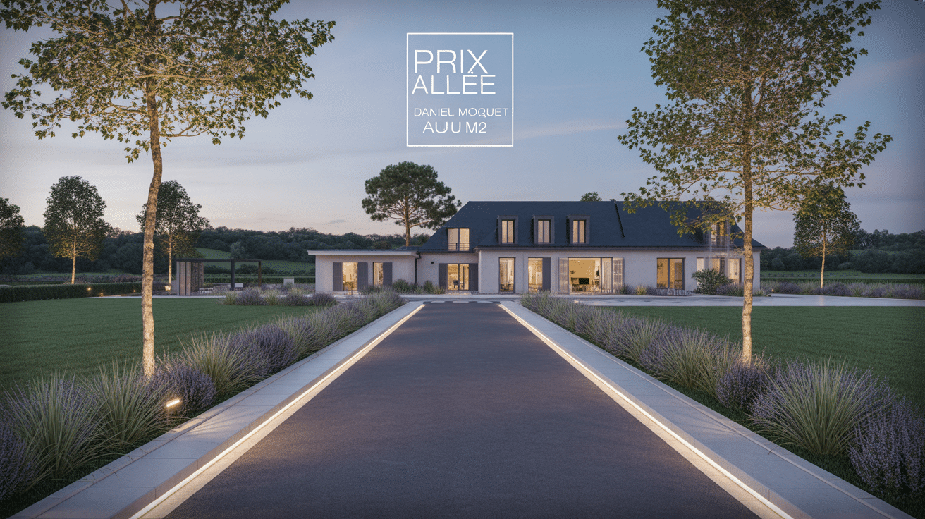 daniel moquet prix au m2 allee decorative eclairee