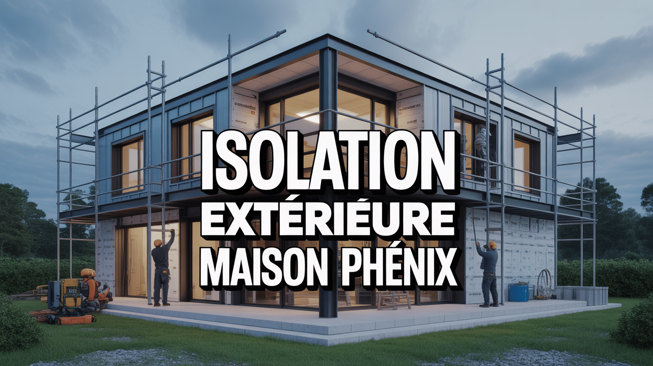 Travaux isolation exterieur maison phenix structure metallique