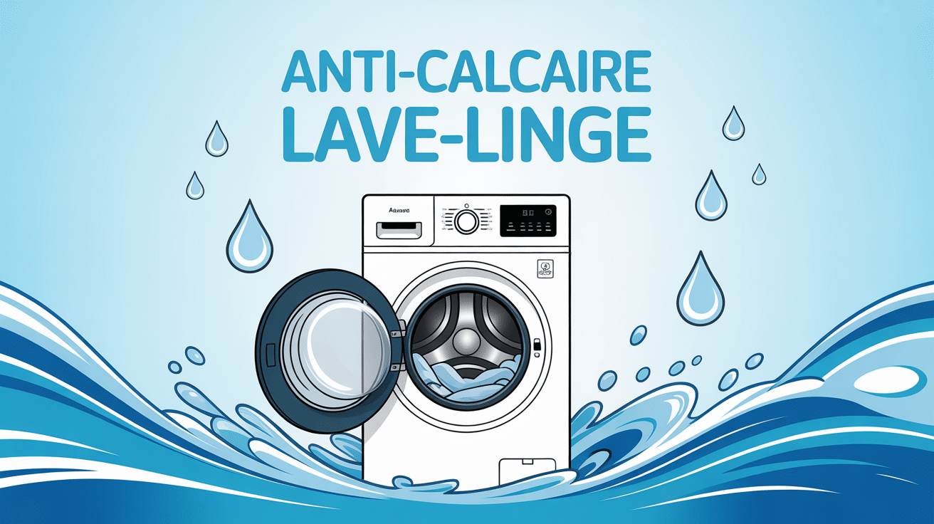 ou mettre anti calcaire machine à laver bac lessive