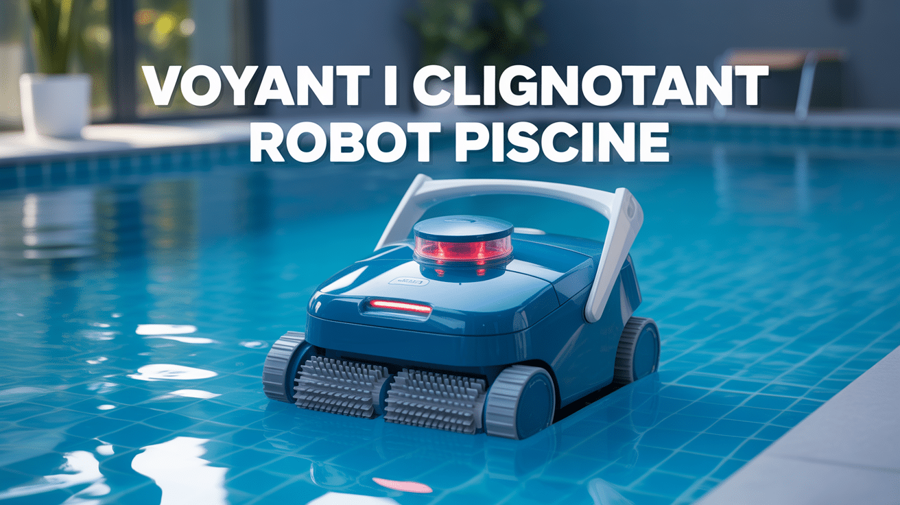 robot piscine zodiac voyant i clignote sur boitier de contrôle