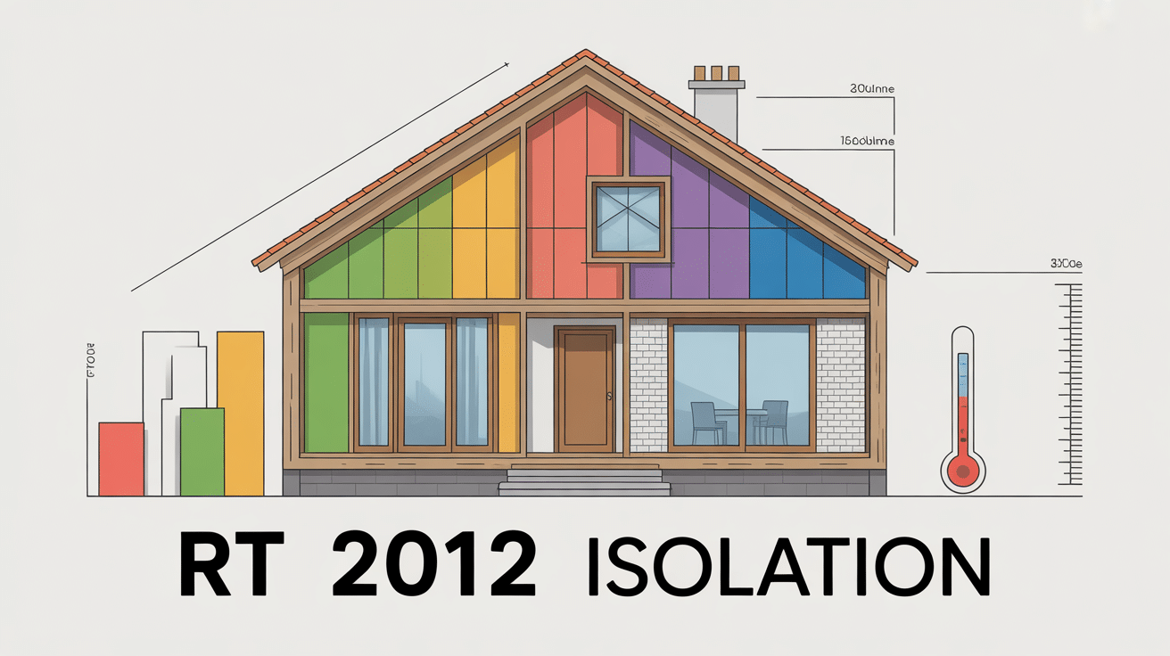 rt 2012 isolation schéma coupe maison