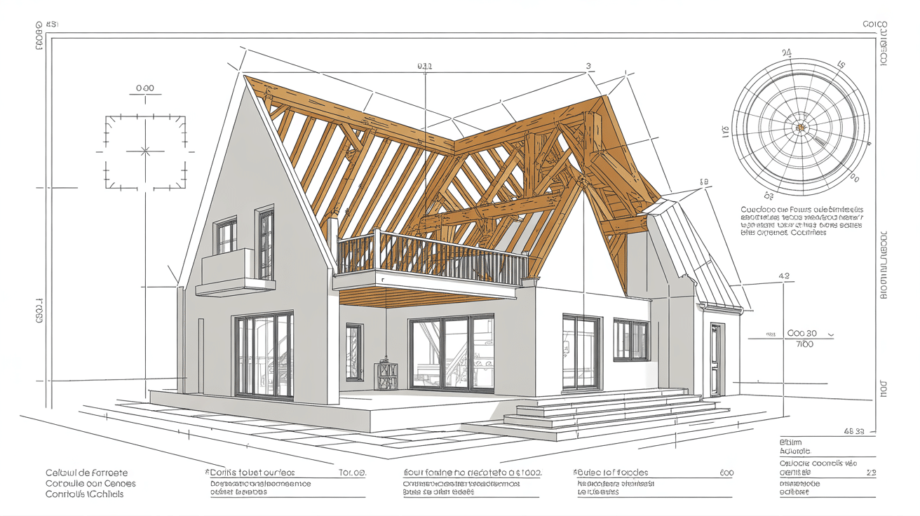 calcul fermette comble amenageable plans techniques