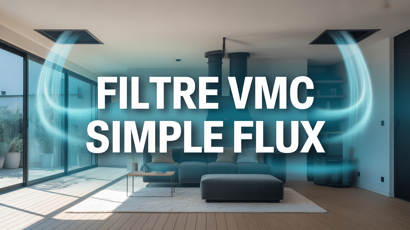 vue maison coupe système filtre vmc simple flux