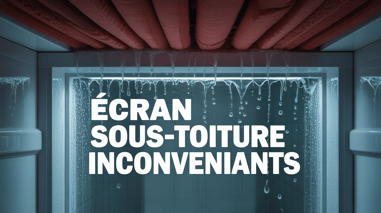 inconvénient écran sous-toiture condensation humidité