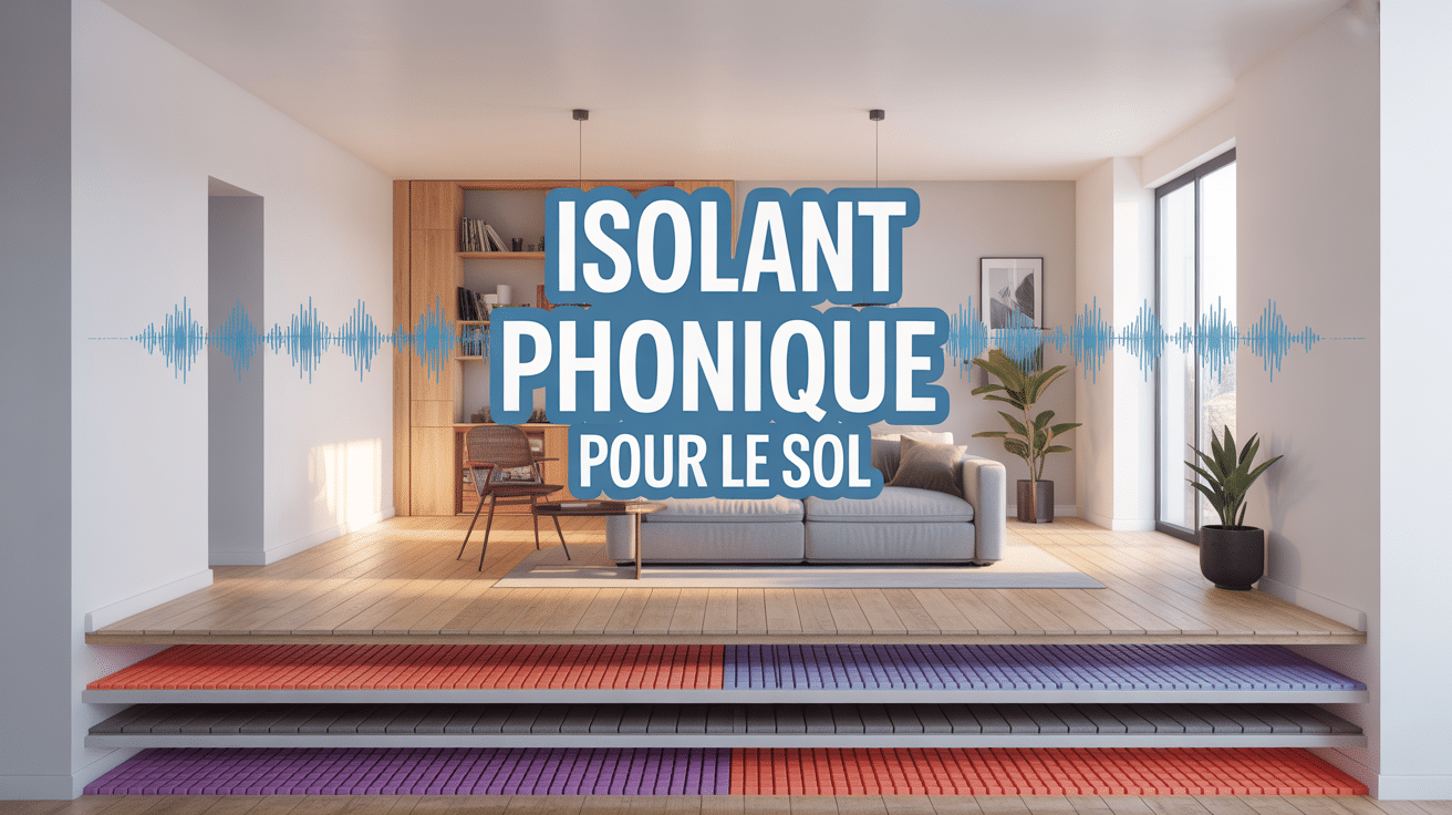 Plan technique isolant phonique sol appartement