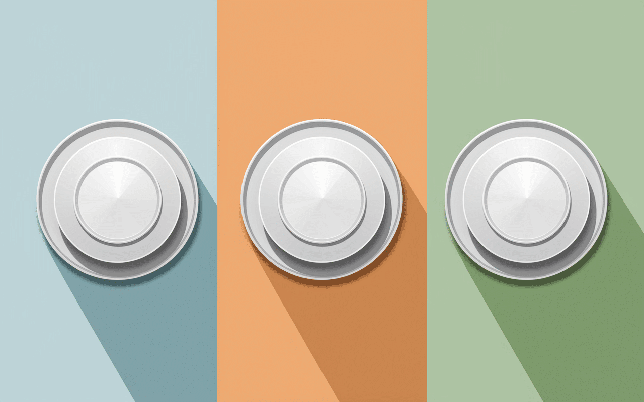 Différentes positions des couverts dans l'assiette expliquées