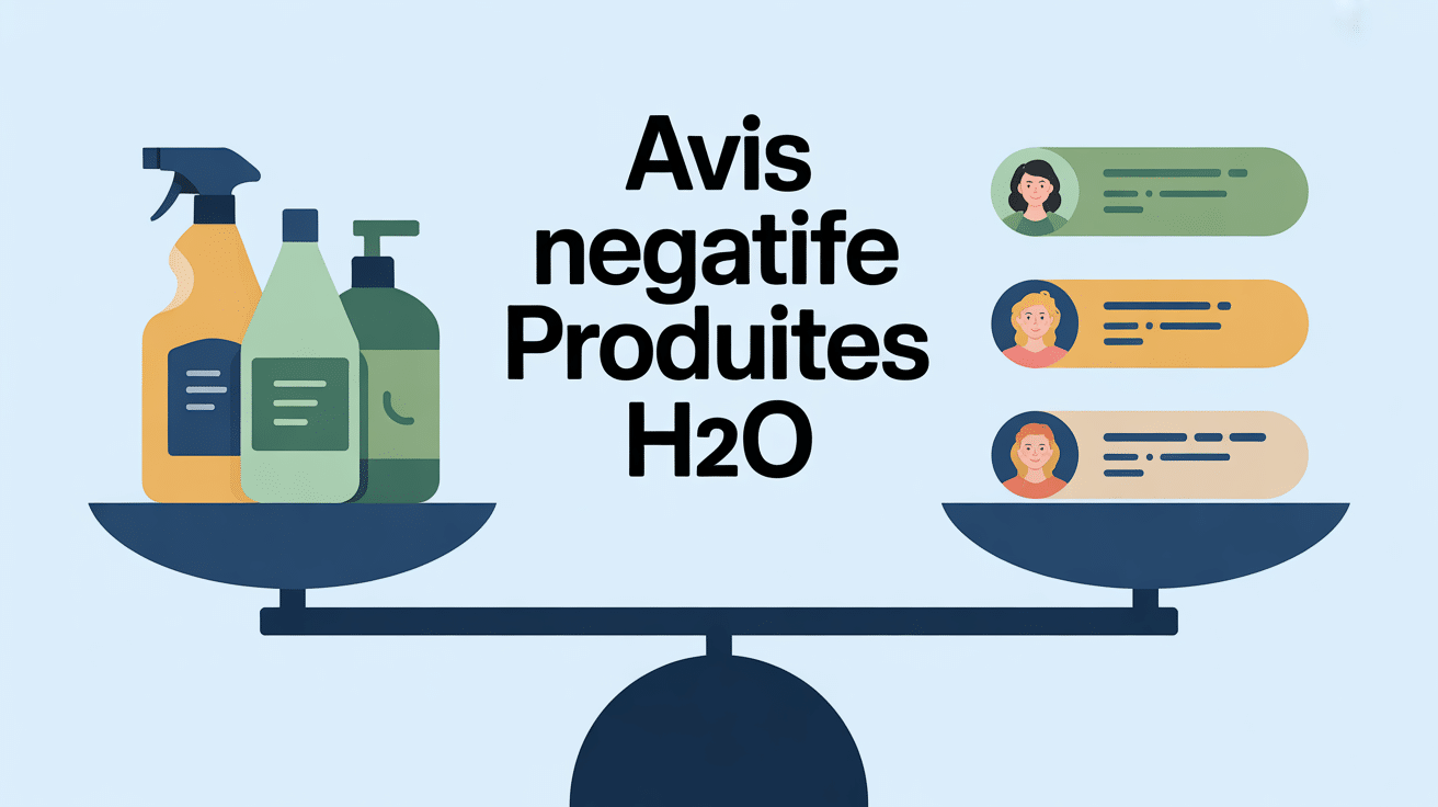 Balance produits h2o avis négatifs nettoyage écologique et étoiles avis clients