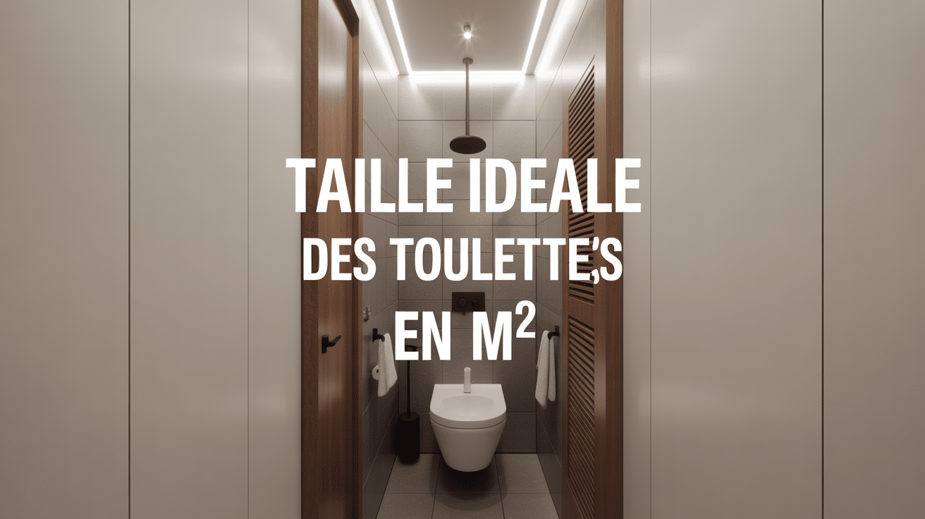 taille toilette m2 petit espace moderne blanc
